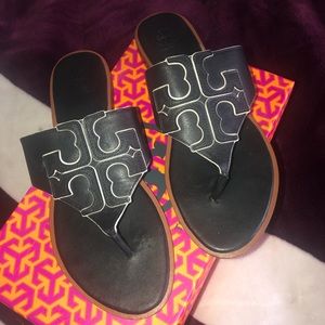 Tory Burch Jamie Logo Sandal-